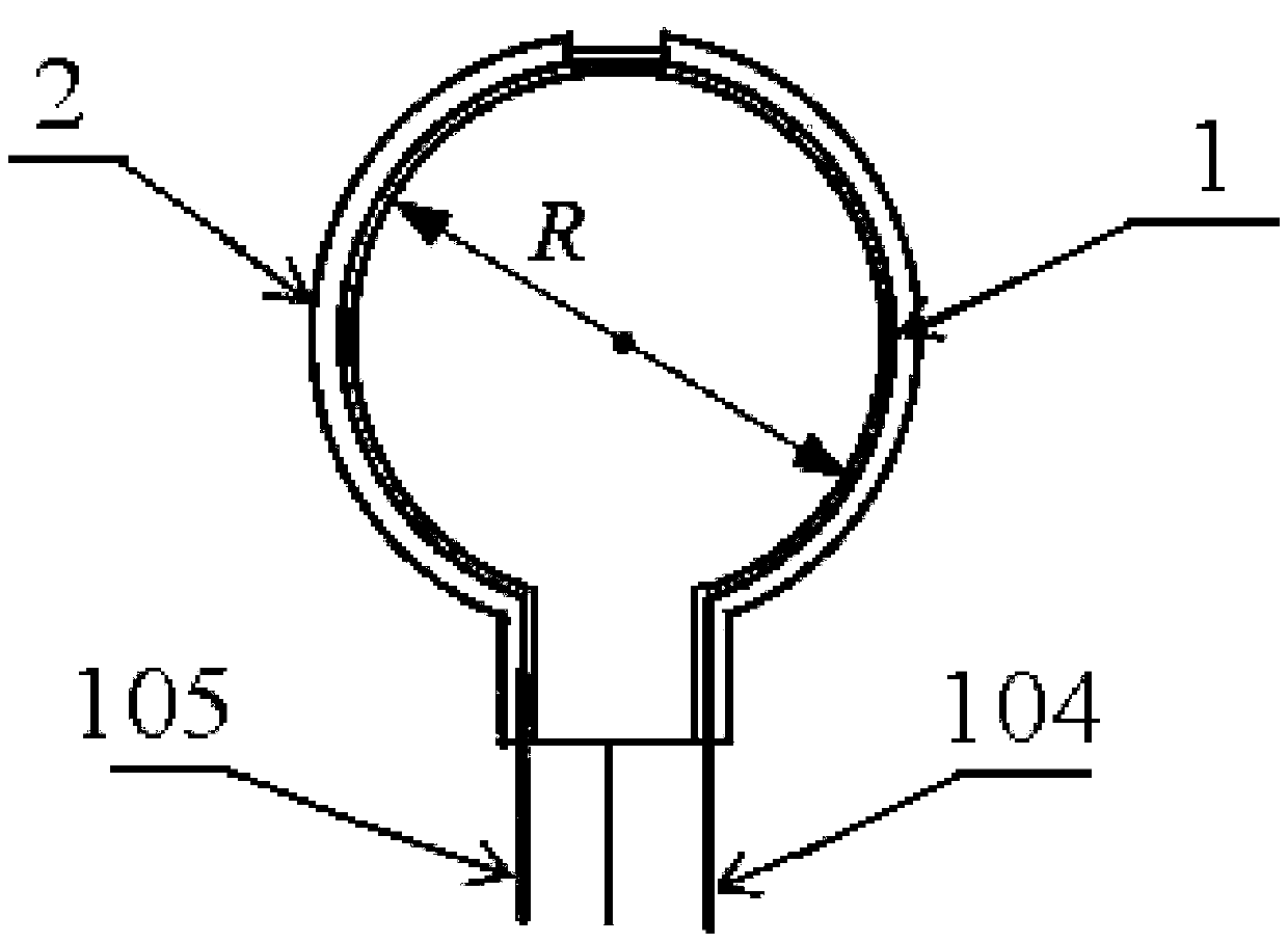 一種雙圓柱結構的PVDF超聲波發(fā)射器